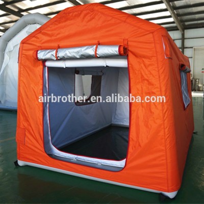 Customized pvc two-layer inflatable camping tent